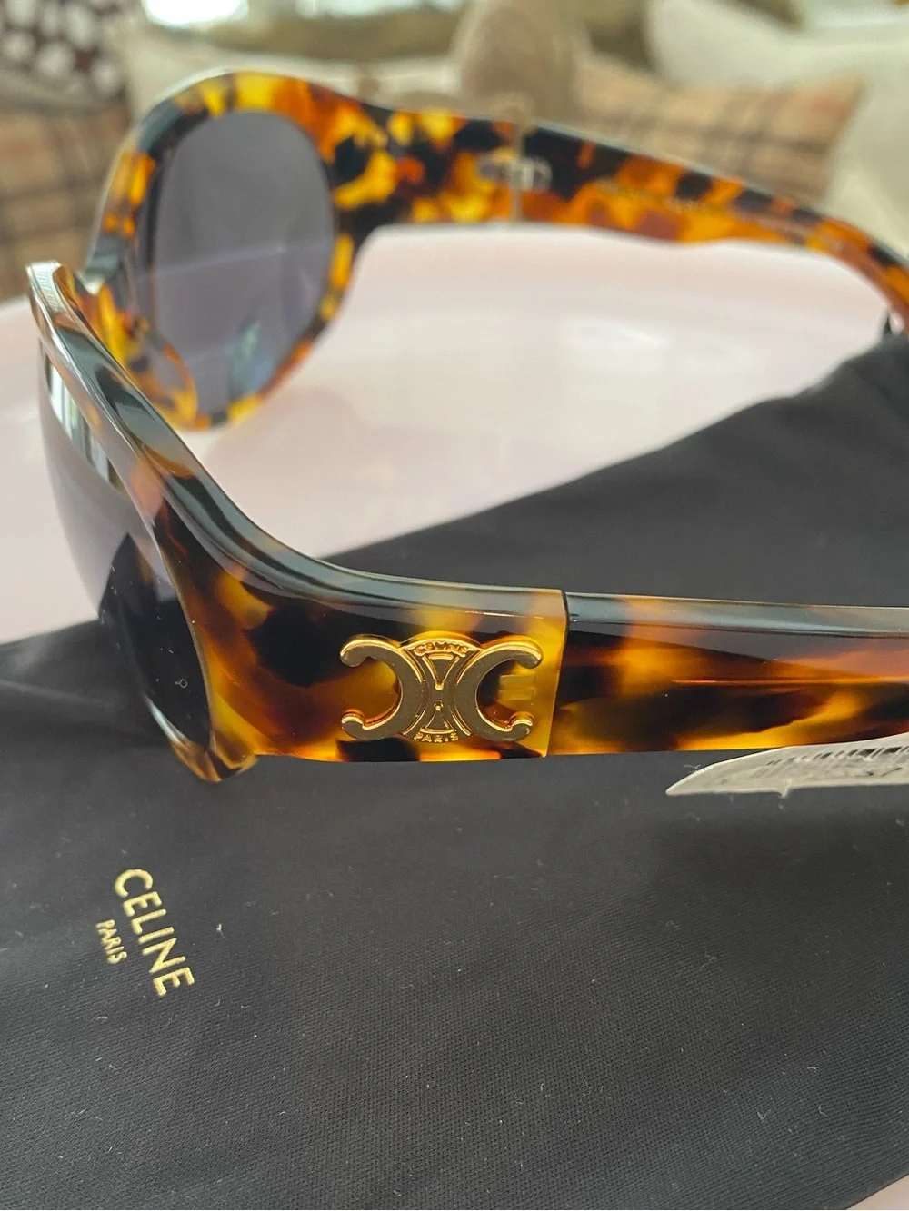 Celine Triumphe Oval Sunglasses NWT